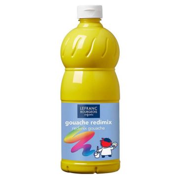 Photo Gouache liquide - Jaune primaire - 1000 ml LEFRANC