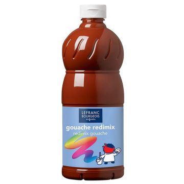 Photo Gouache liquide - Terre de Sienne - 1000 ml LEFRANC