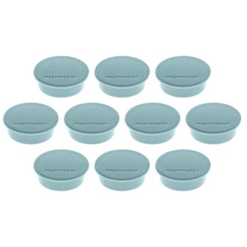 Photo Lot de 10 Aimants ronds - 40 mm - Bleu : MAGNETOPLAN 1662003