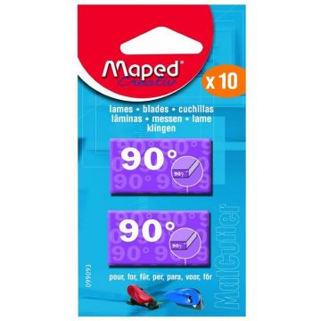 Photo 99093 MAPED : 10 lames de rechange MatCutter -  90 degrés