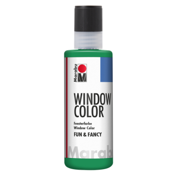 Photo MARABU FUN & FANCY :  Peinture pour Window Color - 80 ml - Vert Végétal Couleur