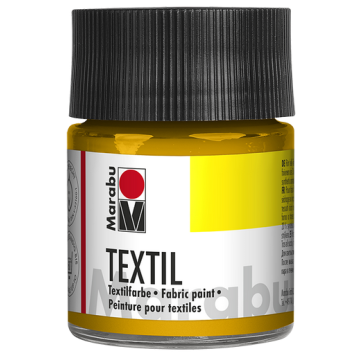 Photo MARABU : Peinture pour textile clair - 50 ml - Jaune moyen
