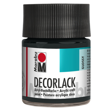 Photo MARABU : Vernis acrylique - Decorlack - 50 ml - Noir