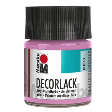 Photo MARABU : Vernis acrylique - Decorlack - 50 ml - Rose