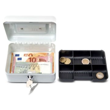 Photo 56101.MAUL : Caissette à monnaie - Blanc - 152 x 125 x 81 mm