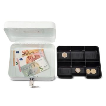 Photo 56102-02 MAUL : Caissette à monnaie blanc  200 x 170 x 90 mm