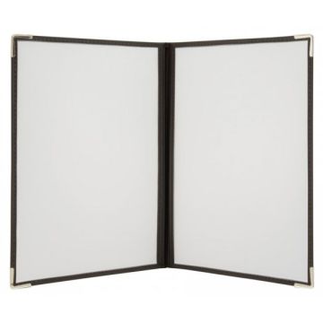 Photo Protège-menu transparent A4 - Pour 4 visuels SECURIT Crystal