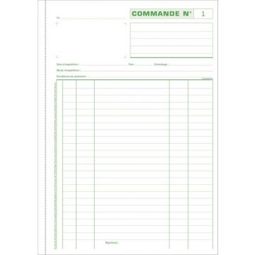 Bon de COMMANDE - Carnet autocopiant Dupli A4 : EXACOMPTA 13108E