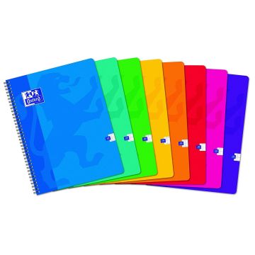 Photo OXFORD : Cahier à spirale - 180 pages à grands carreaux - 240 x 320 mm - 100104752