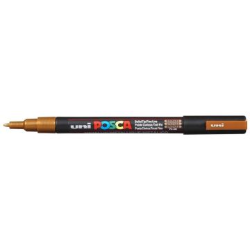 Marqueur peinture Posca PC 3M - Bronze UNI-BALL photo