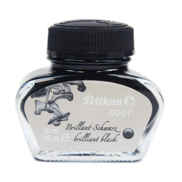 Photo PELIKAN : Encre de chine 4001 - Noir Brillant 301051