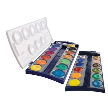 Photo PELIKAN 720631 : Boîte de peinture opaque - 24 couleurs