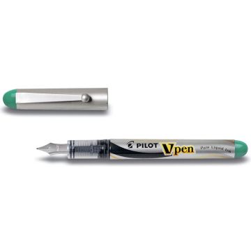 Photo PILOT 281679 : Stylo plume jetable V-Pen SVP 4M - Vert