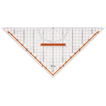 Photo ROTRING : Equerre Pro Centro - poignée amovible