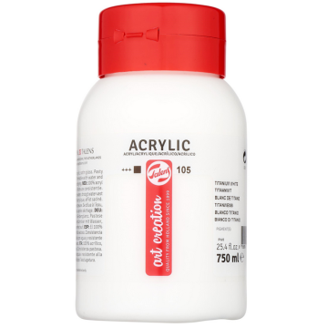 Photo ROYAL TALENS : Peinture acrylique ArtCréation - Blanc - 750 ml
