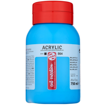 Photo ROYAL TALENS : Peinture acrylique ArtCréation - Bleu brillant - 750 ml