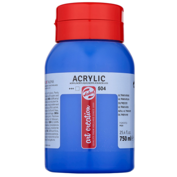 Photo ROYAL TALENS : Peinture acrylique ArtCréation - Bleu outremer - 750 ml