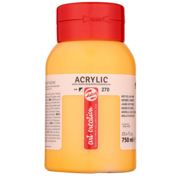 Photo ROYAL TALENS : Peinture acrylique ArtCréation - Jaune azo foncé - 750 ml