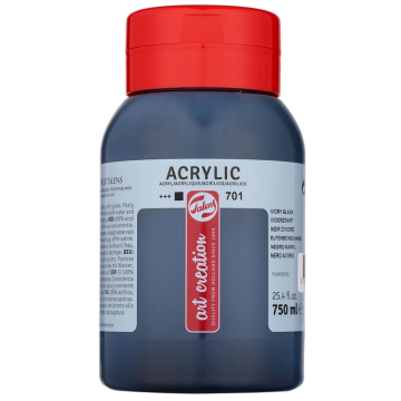 Photo ROYAL TALENS : Peinture acrylique ArtCréation - Noir d'ivoire - 750 ml