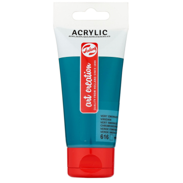 Photo ROYAL TALENS : Peinture acrylique ArtCréation - Vert émeraude - 75 ml