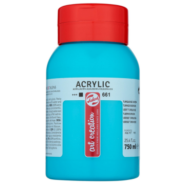Photo ROYAL TALENS Peinture acrylique ArtCréation - Vert turquoise - 750 ml