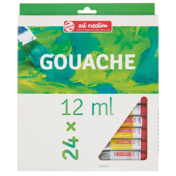 Photo Royal Talens 9011624M : Set de 24 tubes de gouache - ArtCreation Expression - Assortiment