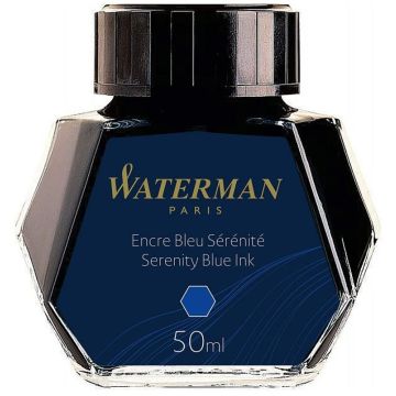 Photo Encre de chine - 50 ml - Bleu sérénité WATERMAN 