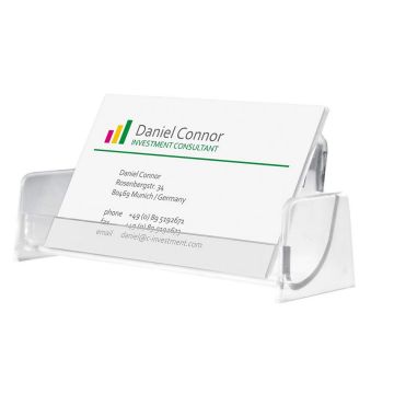 Photo SIGEL VA120 : Porte-cartes en plastique 1 compartiment