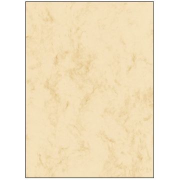 Photo SIGEL T1081 Feuilles marbrées - Format A4 - Beige