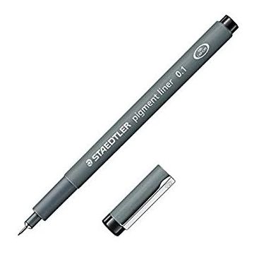 photo STAEDTLER : Stylo feutre Fineliner 308 Noir 0,10 mm Dessin