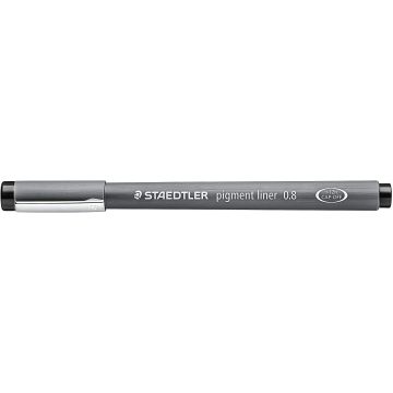 photo Stylo feutre Fineliner 308 - Noir 0,80 mm : STAEDTLER (308 08-9)