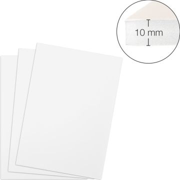 Photo TRANSOTYPE : Lot de 15 plaques de mousse - 700 x 1000 mm - Blanc détails