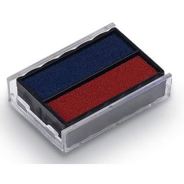 Photo TRODAT : Cassette pour Print Dater 4850L - Bleu/Rouge 4850 à 2 6/4850/2