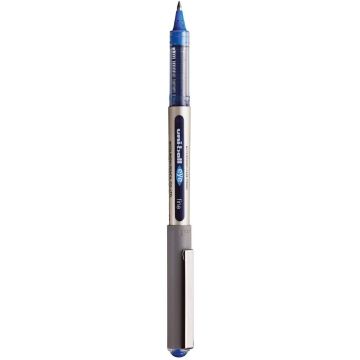 Photo Stylo à capuchon roller à encre liquide - Bleu : UNI-BALL Eye Fine UB-157 (UB-157 B)