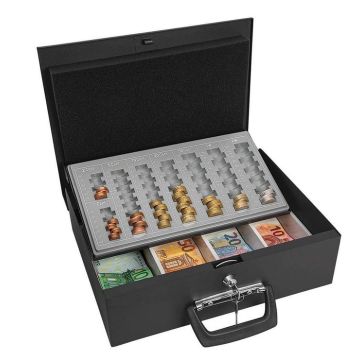 Photo WEDO : Caisse de monnaie - Universa Noir ouvert