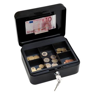 Photo WEDO : Caissette à monnaie avec clip - Noir  - 200 x 160 mm