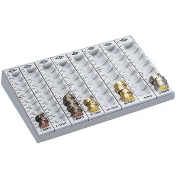 Photo Monnayeur EURO  de 8 colonnes amovibles pour pièces 160780037 WEDO