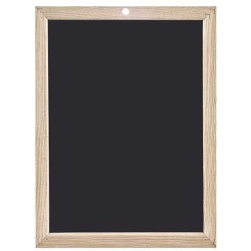 Ardoise noire cadre en bois - 300 x 450 mm WONDAY Photo
