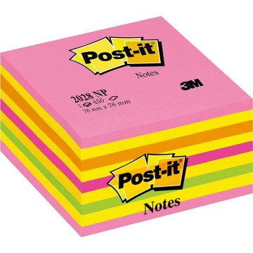 POST-IT Notes adhésives - 76 x 76 mm Cube Energie Intense Image