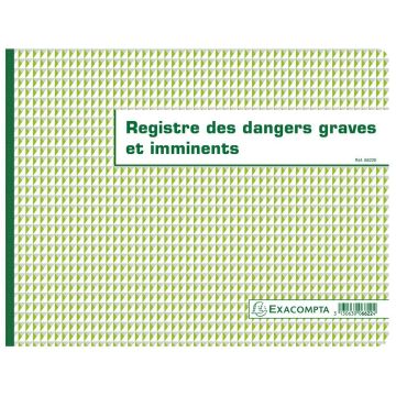Registre spécial danger grave et imminent EXACOMPTA 6622E