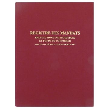 Registre des Mandats Immoblier Transaction immobilière ELVE
