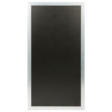 Ardoise murale - Cadre en bois Argent - 600 x 1150 mm SECURIT Image