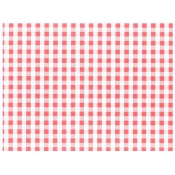 Set de Table - Vichy Blanc/Rouge : PAP STAR 