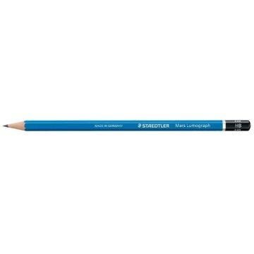 STAEDTLER 100-HB : Crayon graphite Mars Lumograph - HB