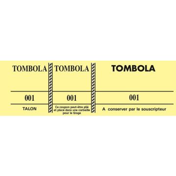 Tickets Tombola Jaune 96500E Exacompta (Carnet à souche)
