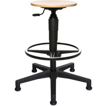 Photo Tabouret TEC 60 Bois Counter - Hêtre Nature TOPSTAR