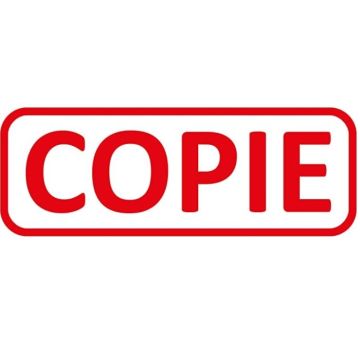 COPIE : Tampon X-Print : TRODAT 4912  tampon