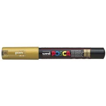 Marqueur peinture Posca PC 1MC - Or : UNI-BALL photo