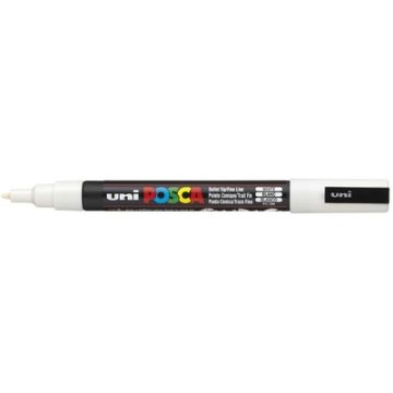 Marqueur peinture Posca PC 3M - Blanc : UNI-BALL photo