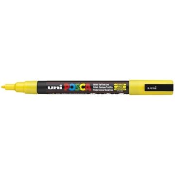 Marqueur Peinture Posca PC 3M - Jaune : UNI-BALL image